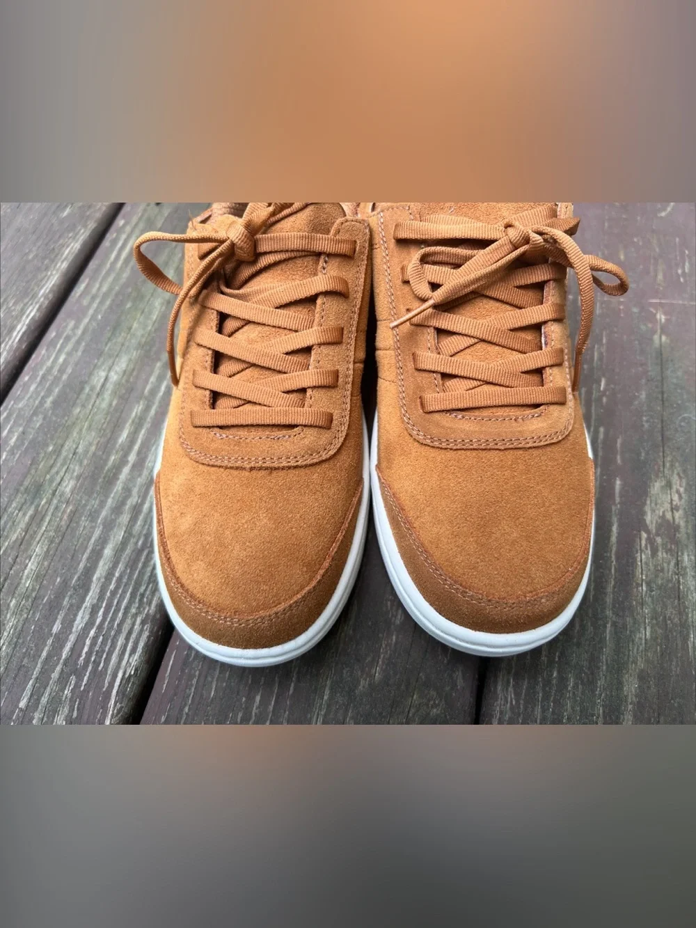 Orthofeet Women’s Wander Hands-Free Sneakers Camel, Minimalist 81113|Size:7.5B